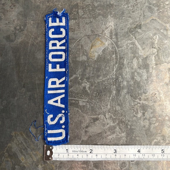 U.S. AIR FORCE blue tape patch, vintage - Picture 11 of 12